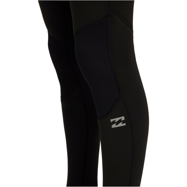 2026 Billabong Da Uomo Absolute Core 4/3mm Chest Zip Muta ABYW100294 - Black